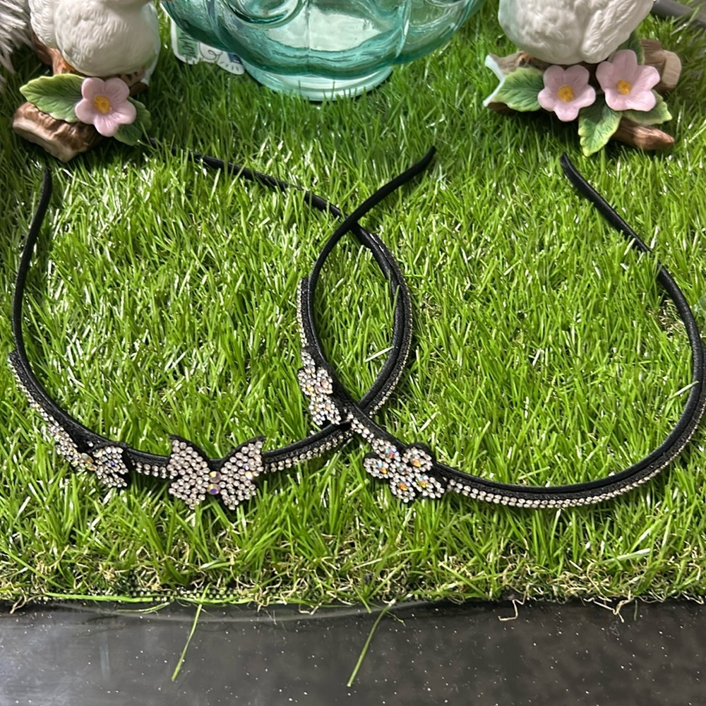 Black and Silver hairband Set